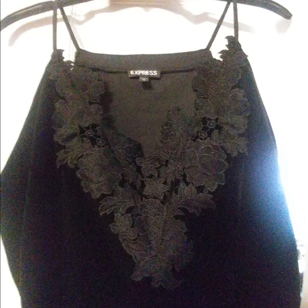 Express velvet bodysuit